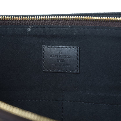 Louis Vuitton Monogram Flower Zipped Tote MM Black 6 of 12