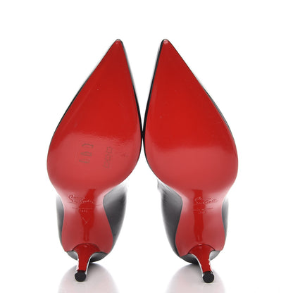 Christian Louboutin Shiny Nappa Apostrophy 85 Pumps 36 Black 5 of 11