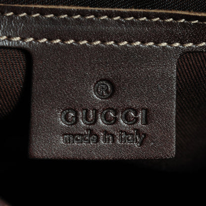 Gucci GG Plus Monogram Small Flap Messenger Bag Beige Dark Brown 5 of 7