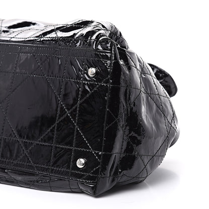 Christian Dior Patent Cannage Medium Le Trente Tote Black 10 of 13