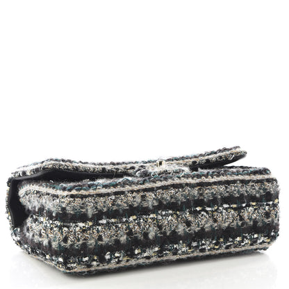 Chanel Tweed Medium Single Flap Green 3 of 11