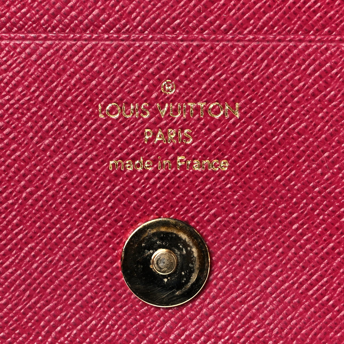 Monogram Adele Compact Wallet Fuchsia