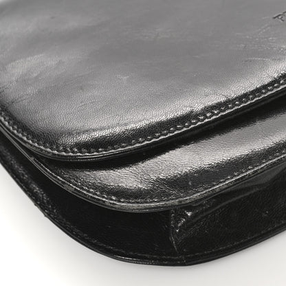 Prada Goatskin Swing Chain Shoulder Bag Black 7 of 9