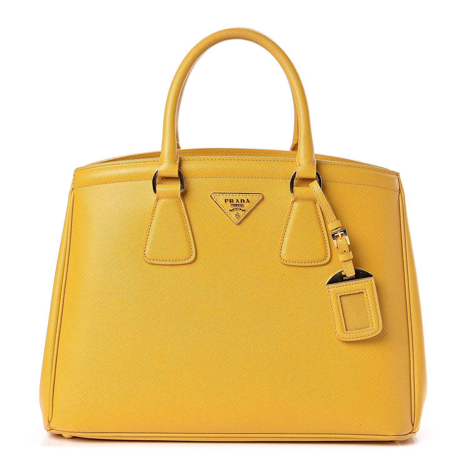 Prada Saffiano Lux Parabole Tote Mimosa 1 of 13