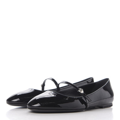 Louis Vuitton Patent Uniformes Ballerina Flat 40 Black 3 of 8