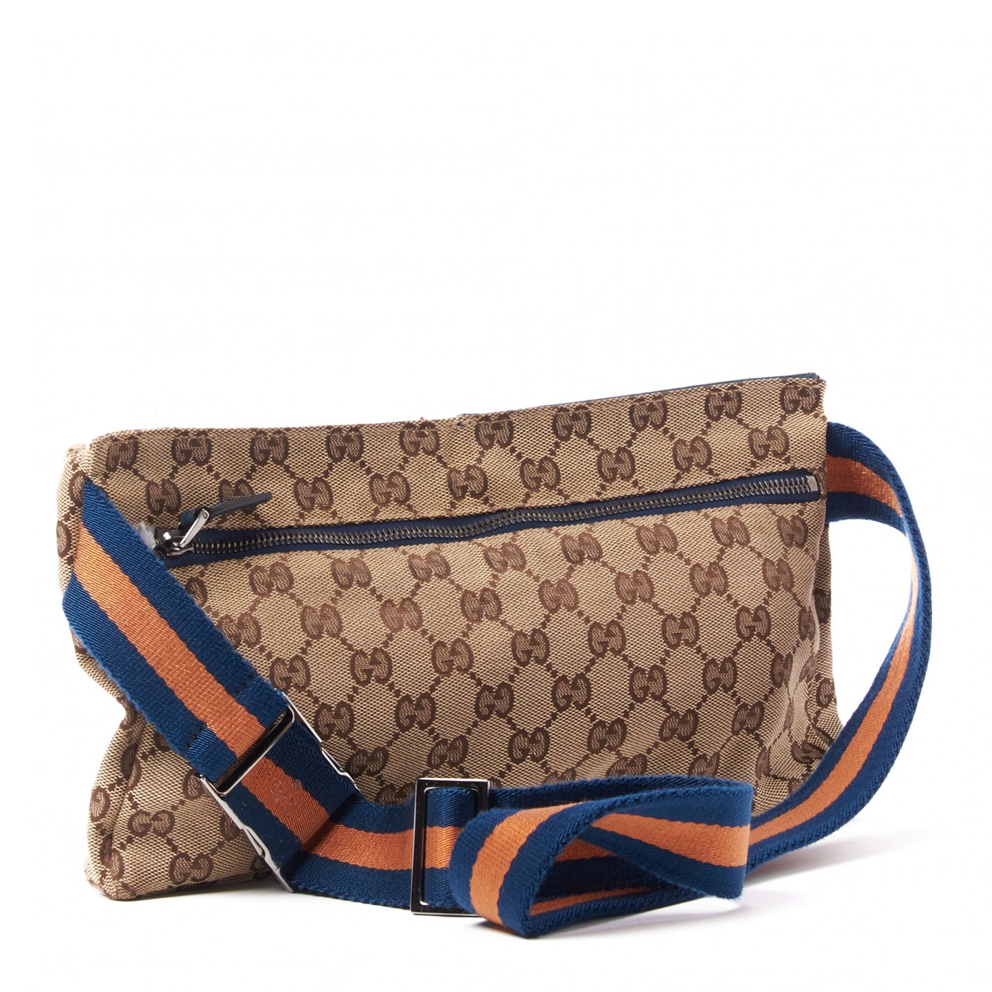 Monogram Web Belt Bag Navy