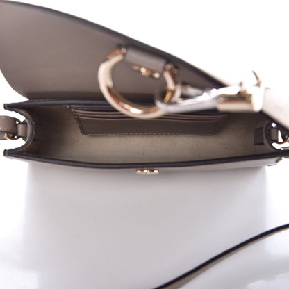 Chloe Suede Calfskin Mini Faye Shoulder Bag Motty Grey 5 of 7
