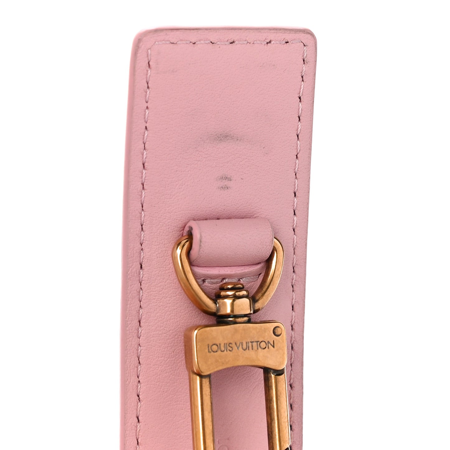 Calfskin Leopard Print New Wave Chain PM Light Pink