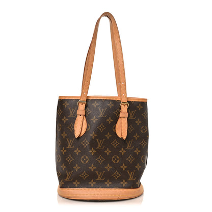 Louis Vuitton Monogram Petit Bucket 23 1 of 11