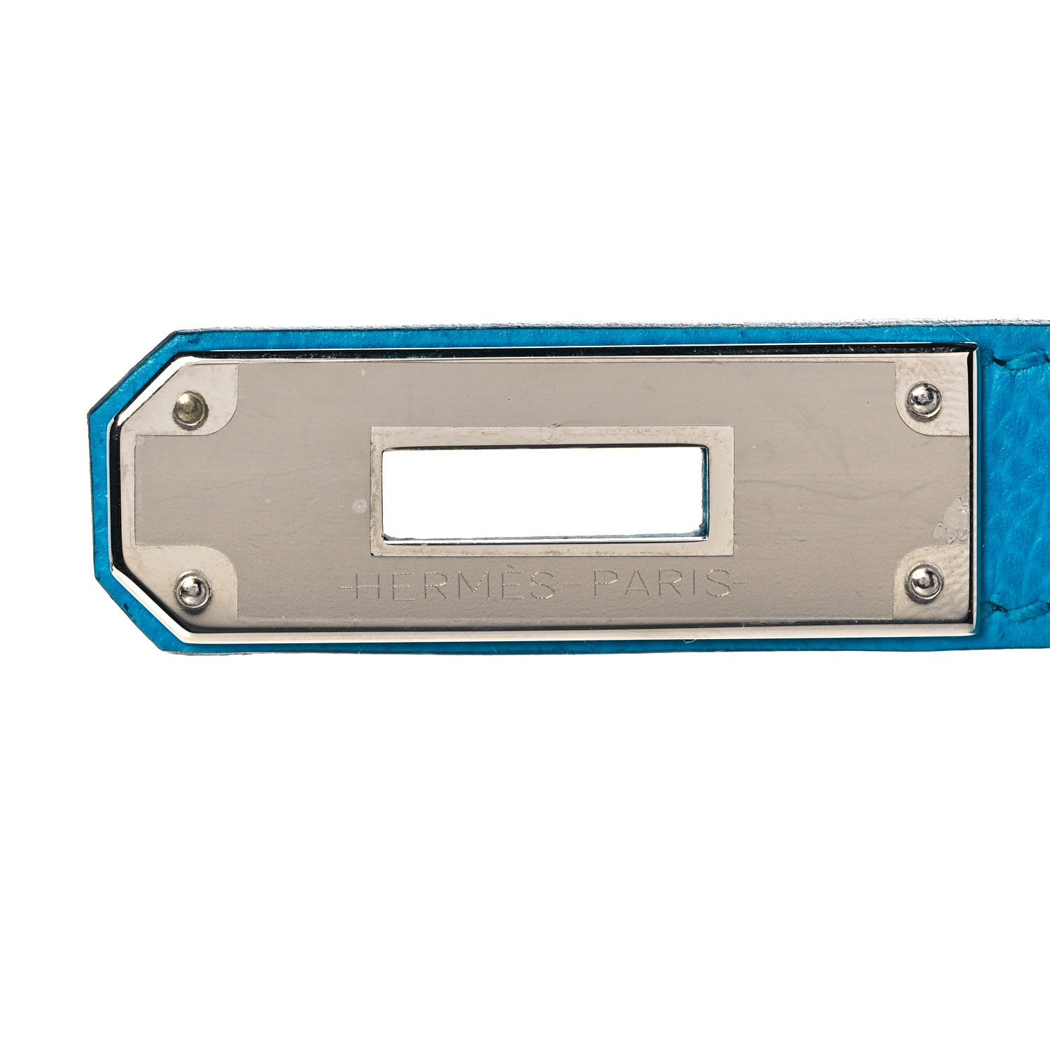 Hermes Epsom Kelly Sellier 32 Bleu Frida 29 of 36