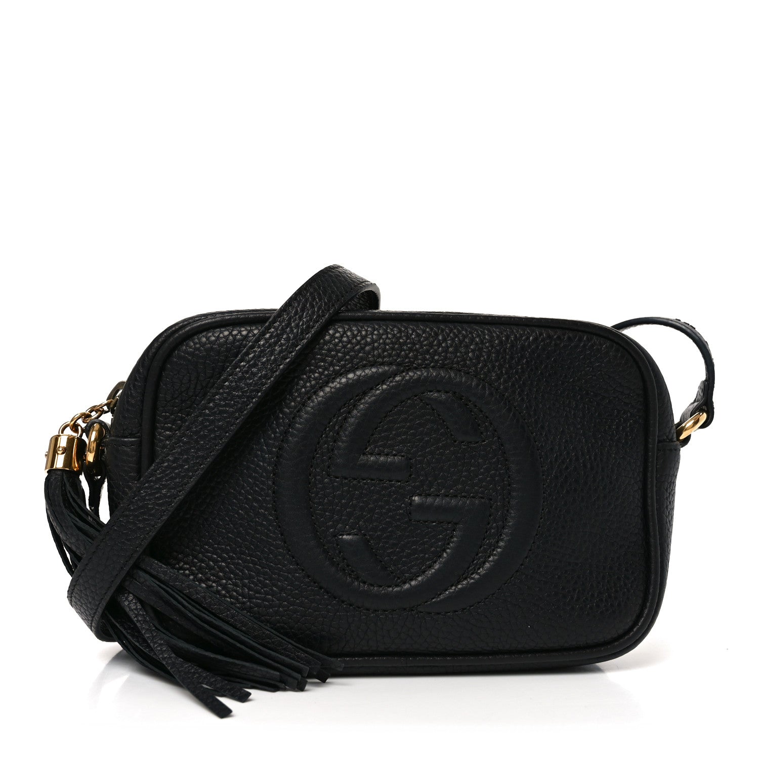 Gucci Pebbled Calfskin Small Soho Disco Bag Black 1 of 10