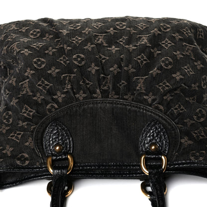 Louis Vuitton Denim Neo Cabby MM Black 6 of 7