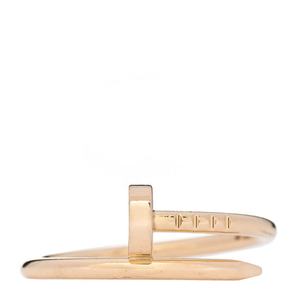 Cartier 18K Yellow Gold Small Juste Un Clou Ring 54 6.75 1 of 5