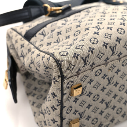 Louis Vuitton LOUIS VUITTON Mini Monogram Josephine GM Blue 8 of 13