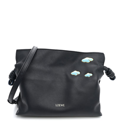 Loewe x SUNA FUJITA Nappa Clouds Mini Flamenco Knot Clutch Dark Ink 1 of 9