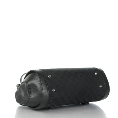 Gucci Monogram Bamboo Bullet Bag Black 4 of 7