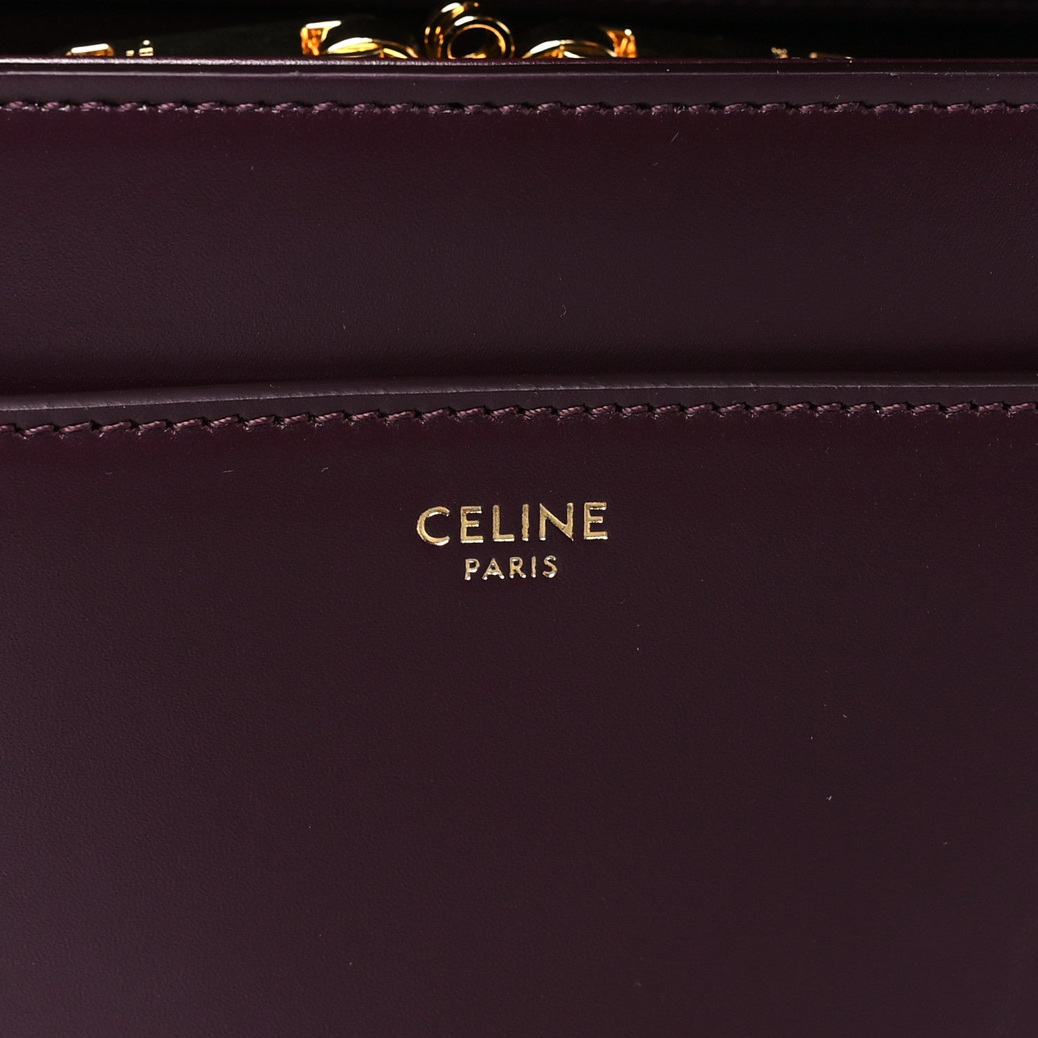 Celine Satinated Calfskin Medium 16 Top Handle Bag Light Burgundy 6 of 10