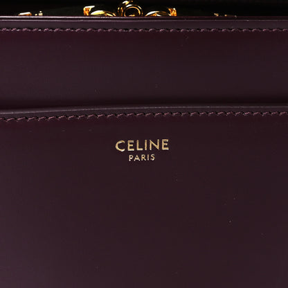 Celine Satinated Calfskin Medium 16 Top Handle Bag Light Burgundy 6 of 10