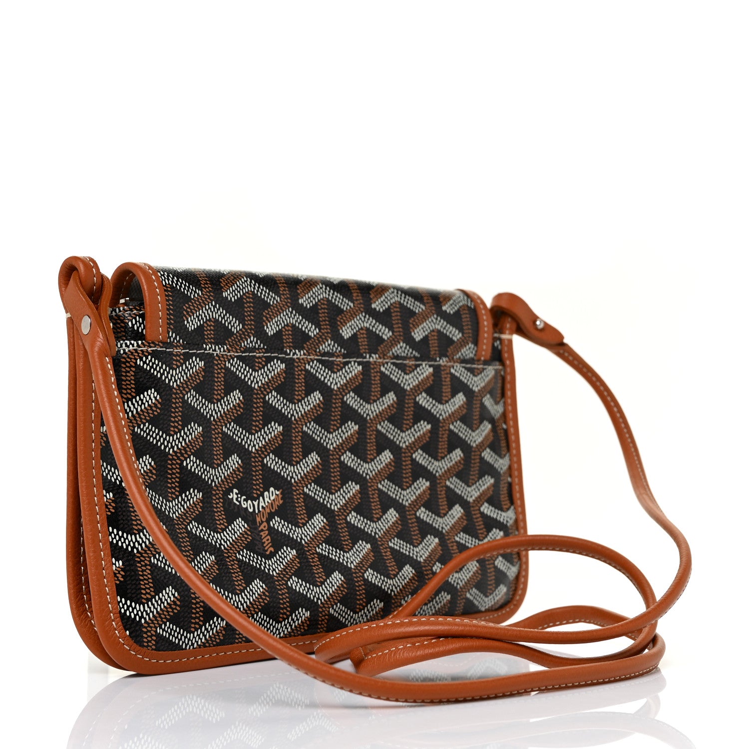 Goyard Goyardine Plumet Wallet Clutch Black Gold 3 of 8
