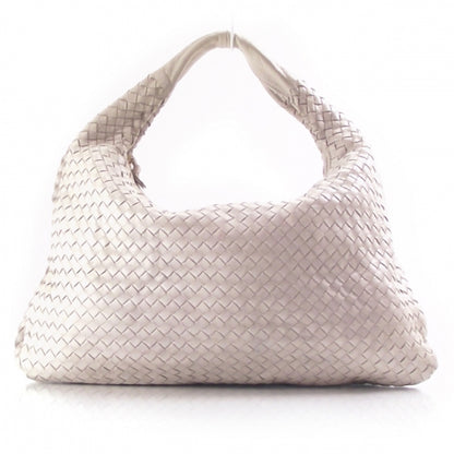 Bottega Veneta Leather Woven Hobo White 1 of 11
