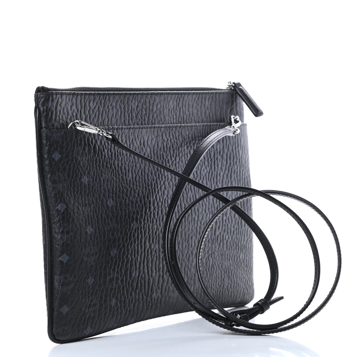 Visetos Medium Crossbody Pouch Black
