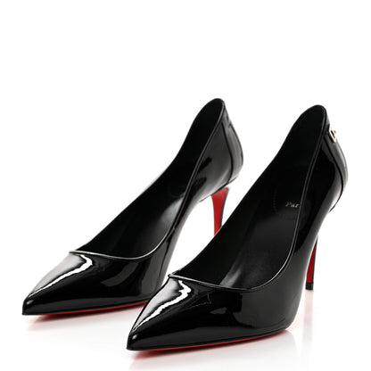 Christian Louboutin Patent Sporty Kate 85 Pumps 40 Black 3 of 8