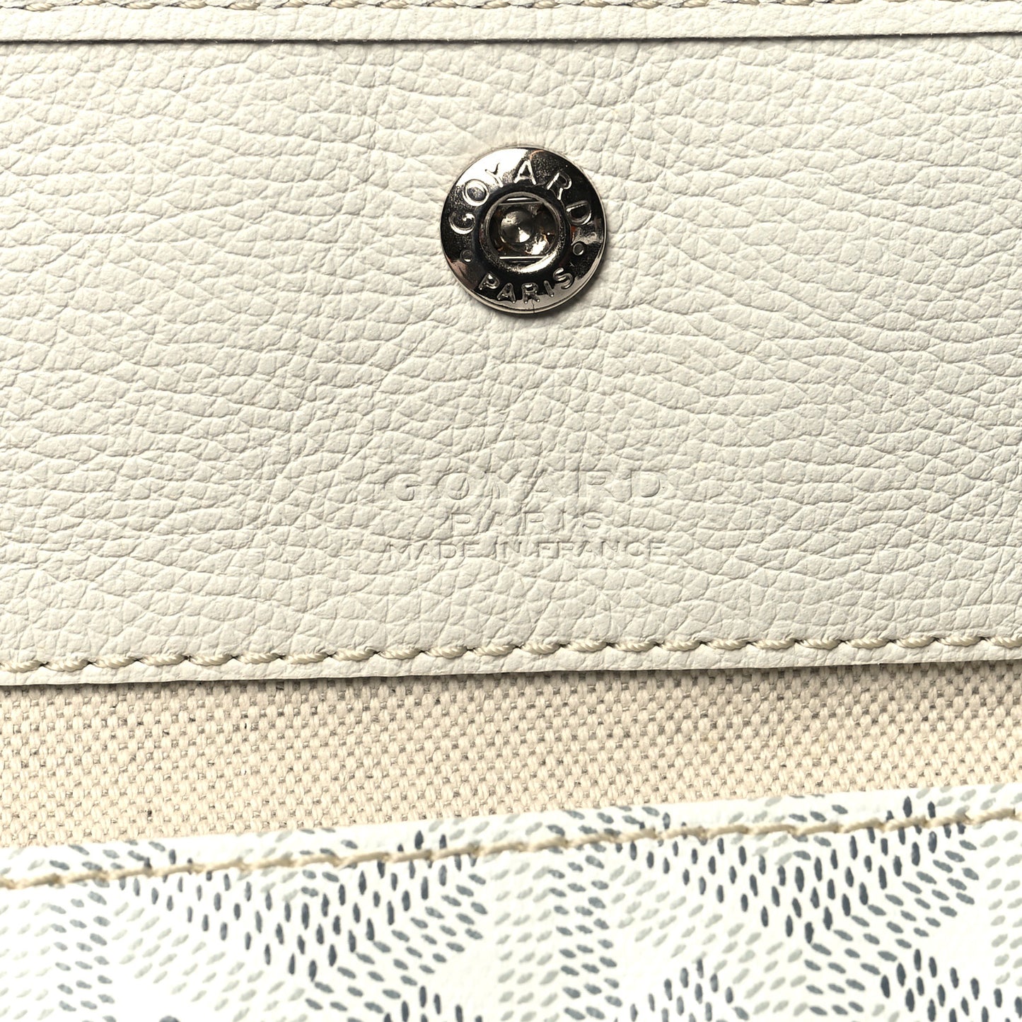 Goyardine Saint Louis PM White