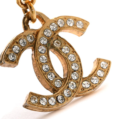Chanel Pearl Crystal CC Drop Clip On Earrings Gold 5 of 8