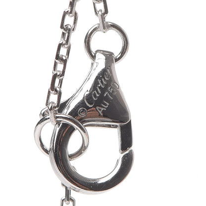 Cartier 18K White Gold Diamond XS D'Amour Pendant Necklace 7 of 8