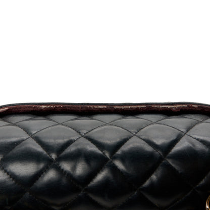Chanel Lambskin Quilted Jumbo Double Flap Black 13 of 15