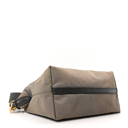 Prada Tessuto Nylon Soft Calf Shopping Tote Ardesia 4 of 12