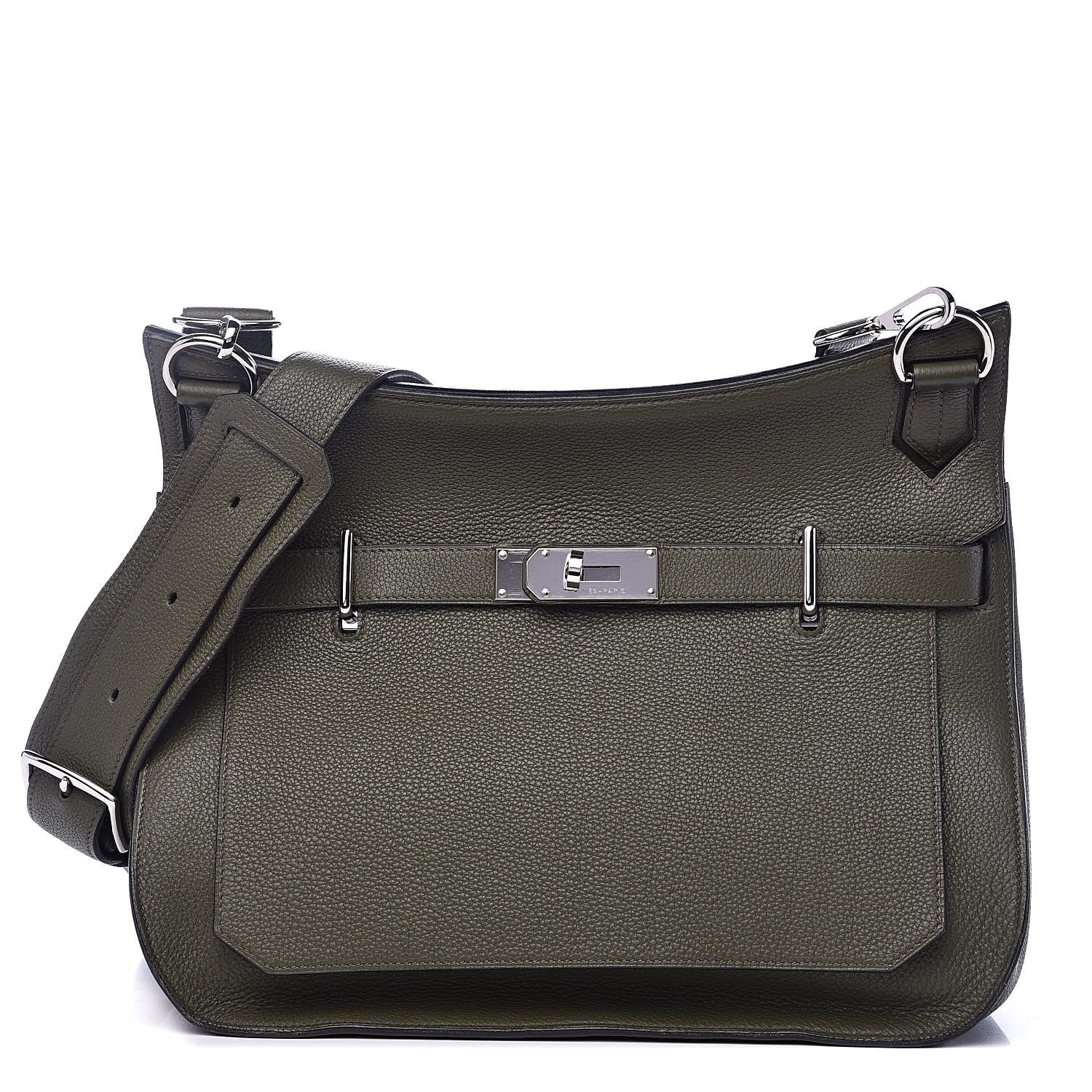 Hermes Taurillon Clemence Jypsiere 34 Vert Veronese 1 of 12