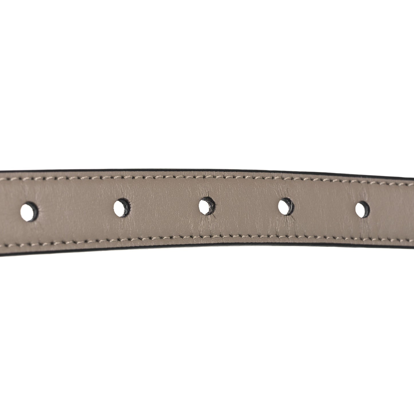 Vitello King Fendi O'Lock 2CM Belt 95 38 Tortora