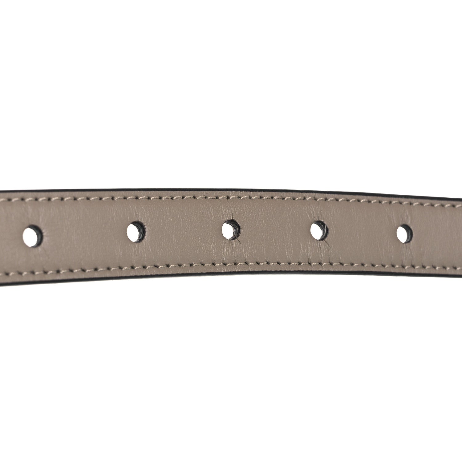 Fendi Vitello King Fendi O'Lock 2CM Belt 95 38 Tortora 3 of 5