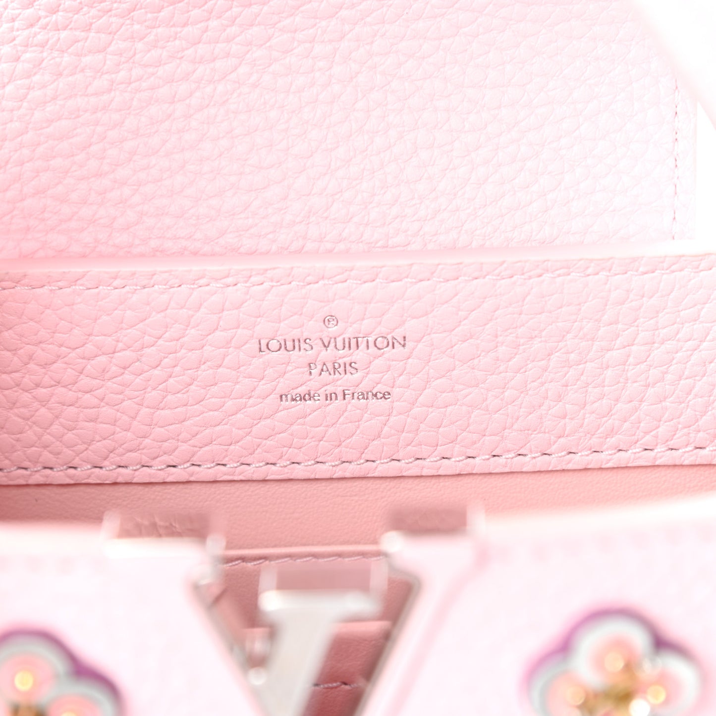 Taurillon Flowers Capucines Mini Pink