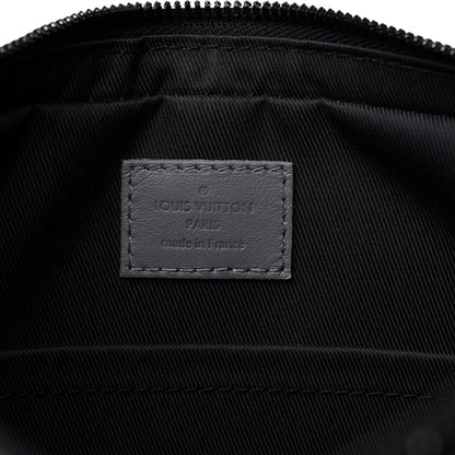 Louis Vuitton Calfskin Monogram Shadow Duo Messenger Anthracite Gray 6 of 10