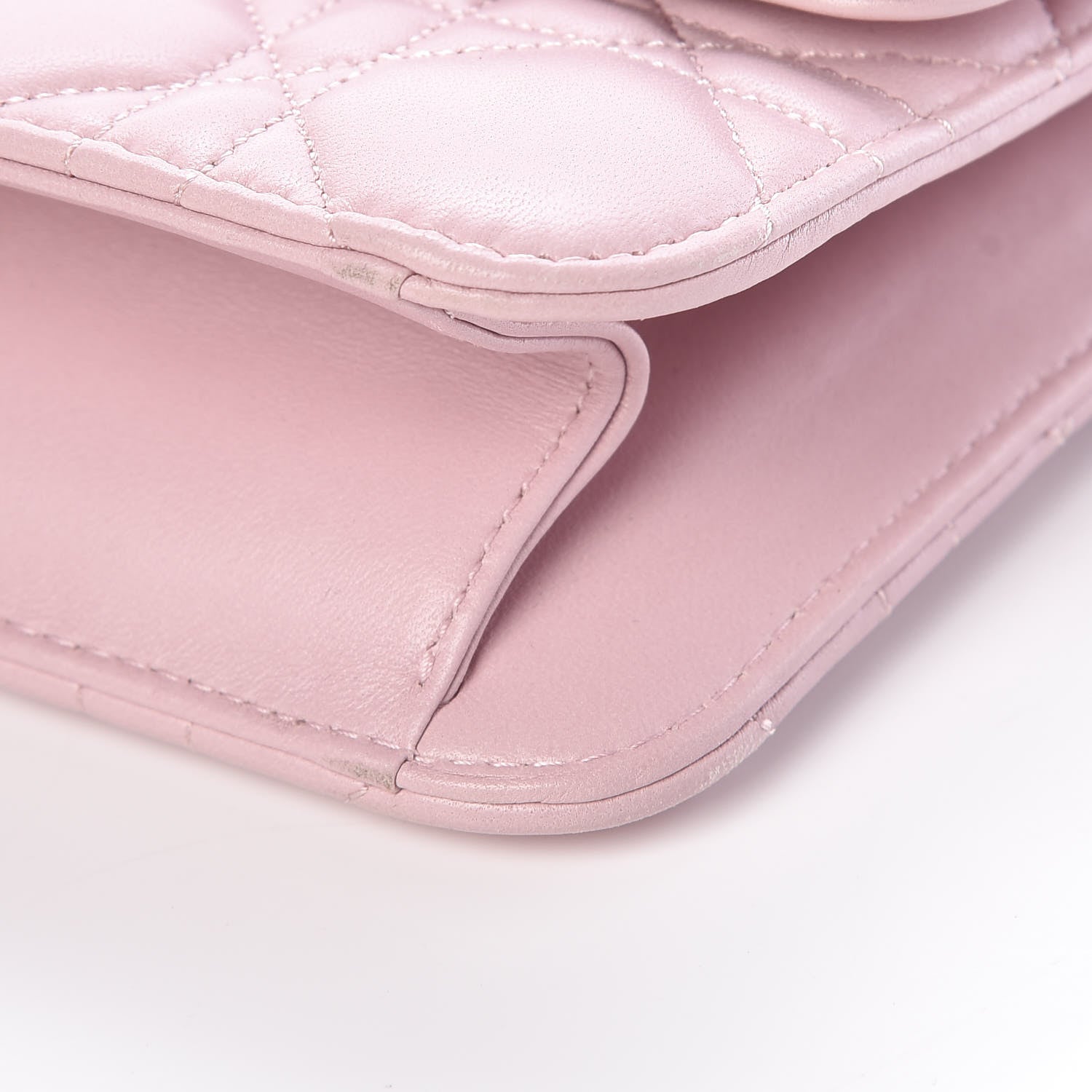 Christian Dior Patent Lambskin Cannage Miss Dior Promenade Pouch Pink 10 of 12