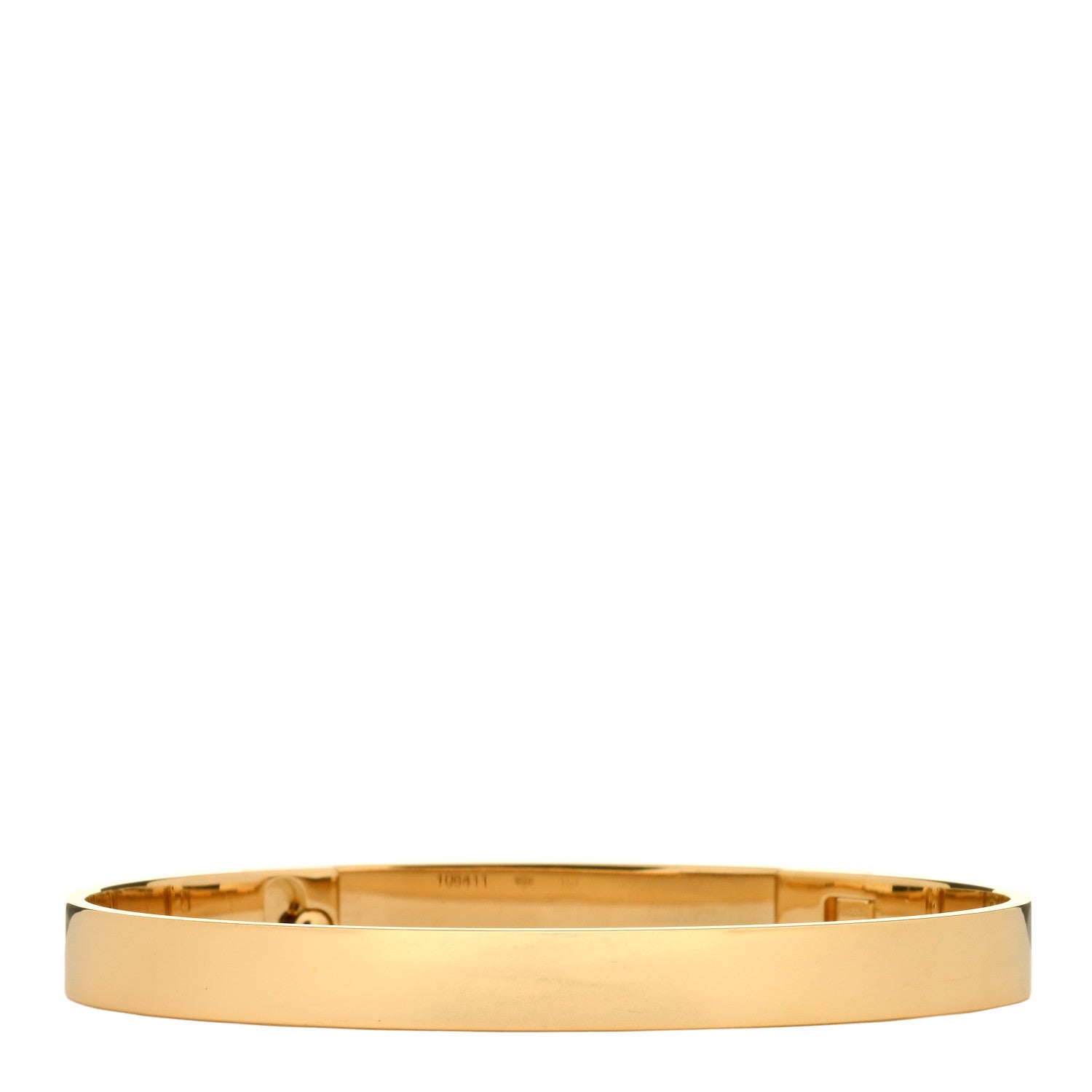 Hermes 18K Yellow Gold PM Collier De Chien Bracelet SH 2 of 3