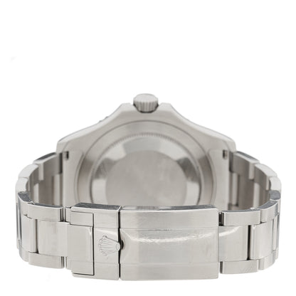 Rolex Stainless Steel Platinum 40mm Oyster Perpetual Date Yacht-Master Watch Slate 116622 3 of 5