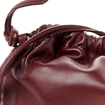 Mansur Gavriel Lambskin Cloud Mini Clutch Pomegranate 8 of 10