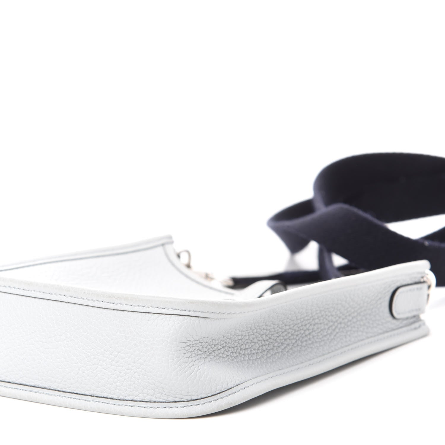 Hermes Taurillon Clemence Amazone Evelyne TPM Bleu Pale Indigo 7 of 10