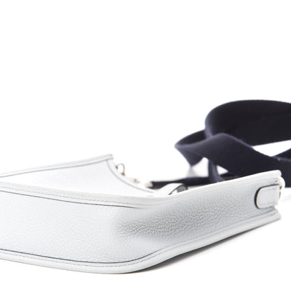 Hermes Taurillon Clemence Amazone Evelyne TPM Bleu Pale Indigo 7 of 10
