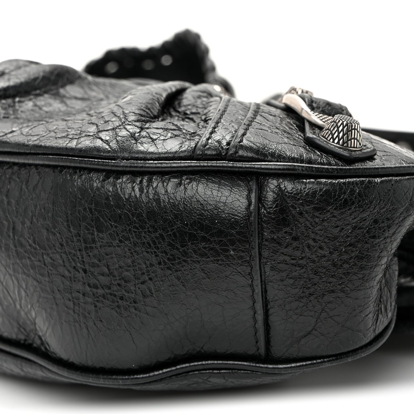 Agneau Arena Le Cagole Shoulder Bag XS Black