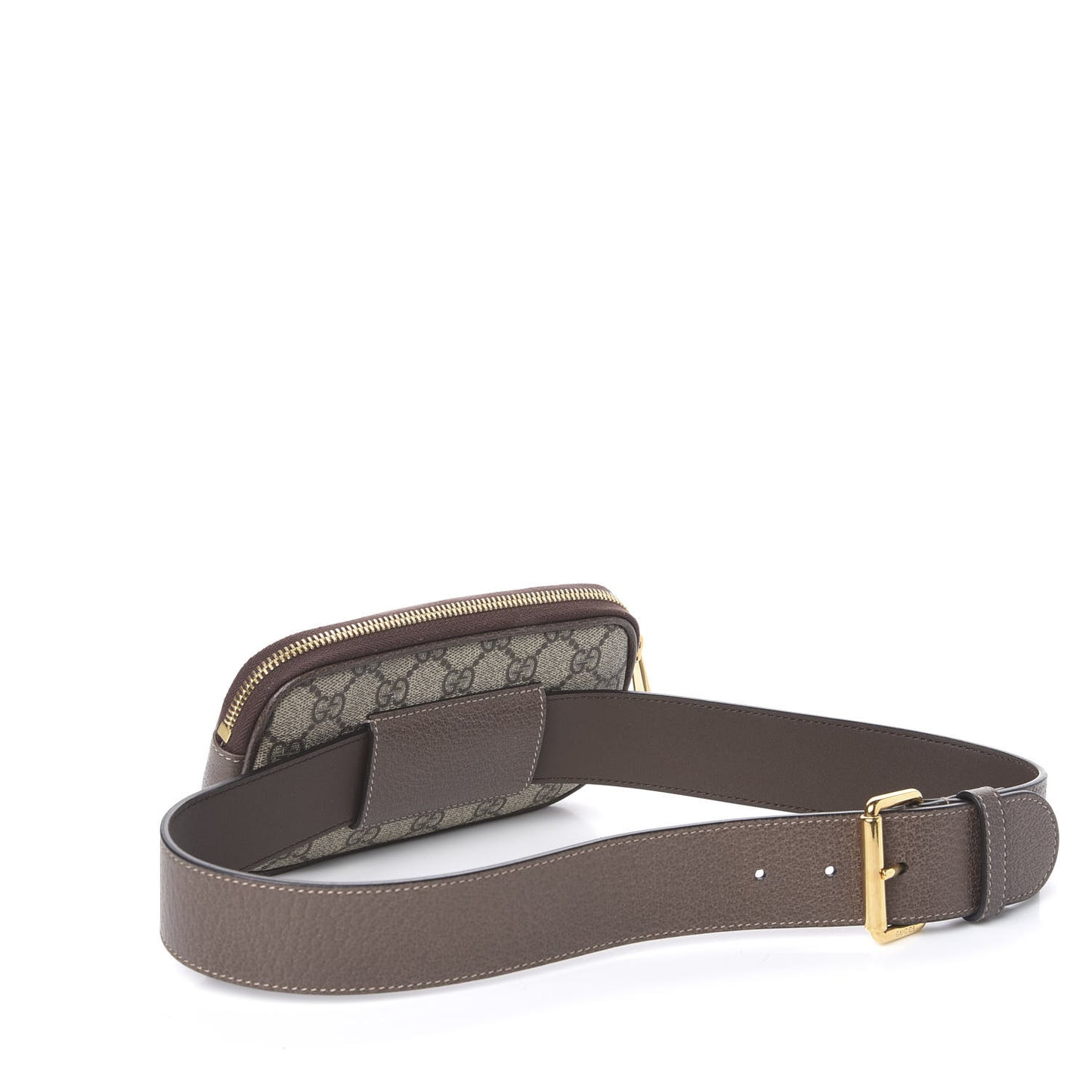 GG Supreme Monogram Ophidia Belted iPhone Case 75 30 Dark Brown