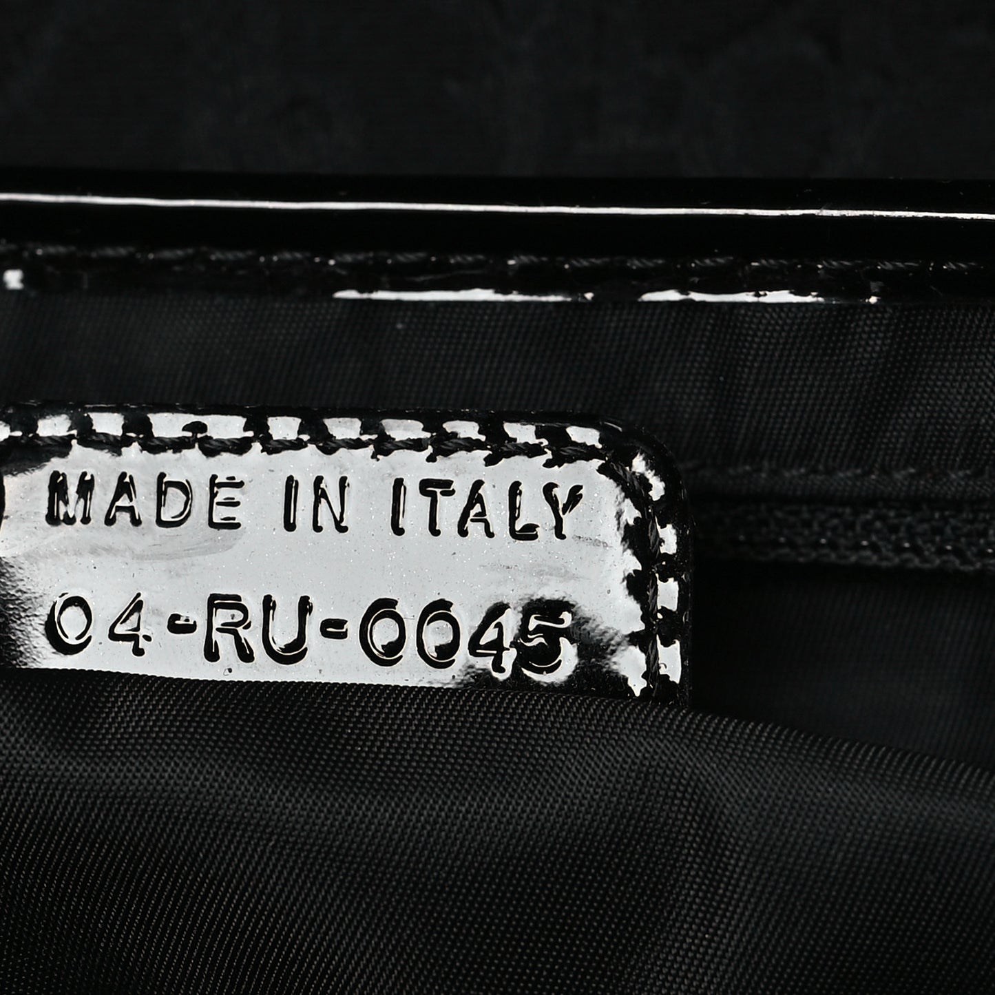 Monogram Saddle Bag Black