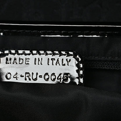 Christian Dior Monogram Saddle Bag Black 7 of 10