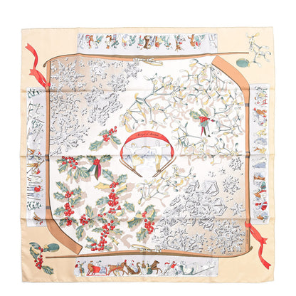 Hermes Silk Neige d' Antan Scarf 90 1 of 6