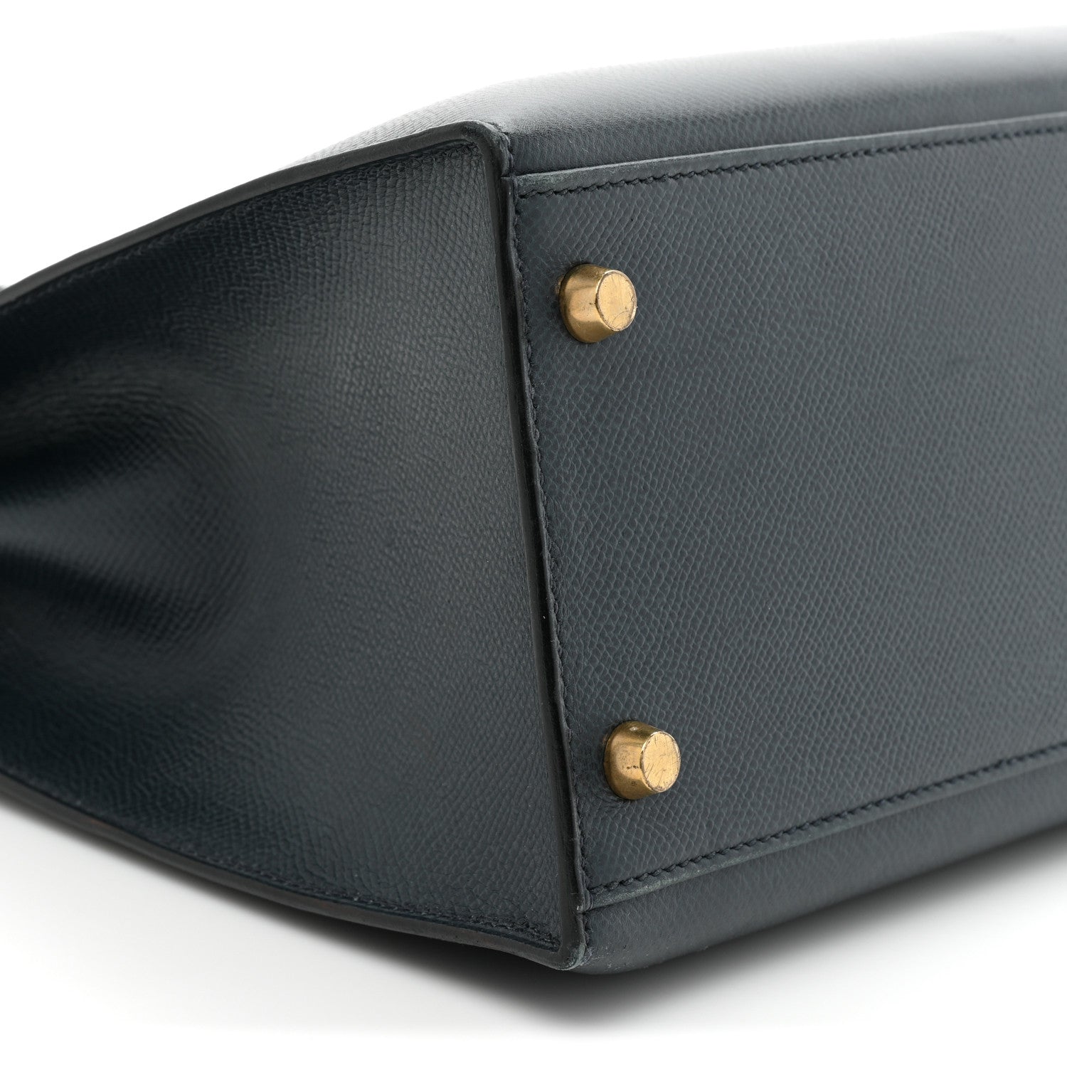 Hermes Courchevel Kelly Sellier 32 Bleu Indigo 8 of 18