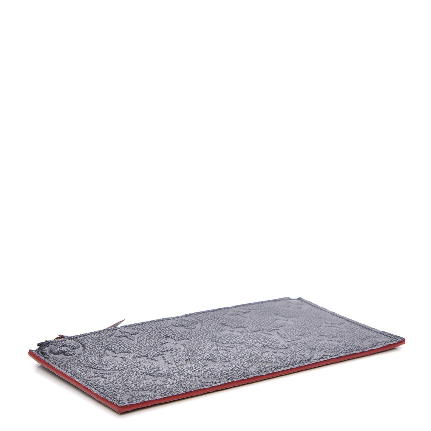 Empreinte Felicie Chain Wallet Zippered Insert Marine Rouge