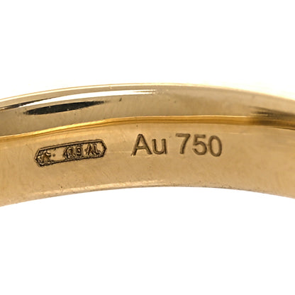 Gucci 18K Yellow Gold Jade Diamond Le Marché Des Merveilles Feline Ring 49 5 6 of 8